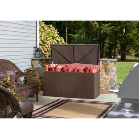 arrow metal deck box|Arrow 134 Gallon Spacemaker Deck Box .